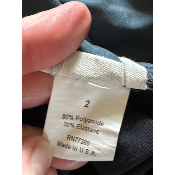 Madewell One Piece Suit Size 2 Dark GreyGreen  Padded Bustier Key hole Modest - Picture 4 of 6